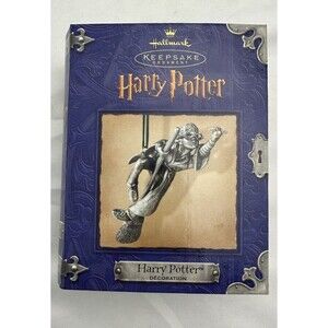 Hallmark Keepsake Ornament Harry Potter Pewter 2000 Quidditch Golden Snitch